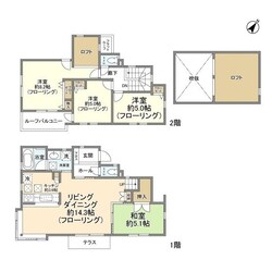 大場町貸家の物件間取画像